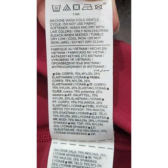 NWOT Athleta Elation Yoga Pants High Rise Coffeeberry Red Joggers Size XS - Picture 7 of 10